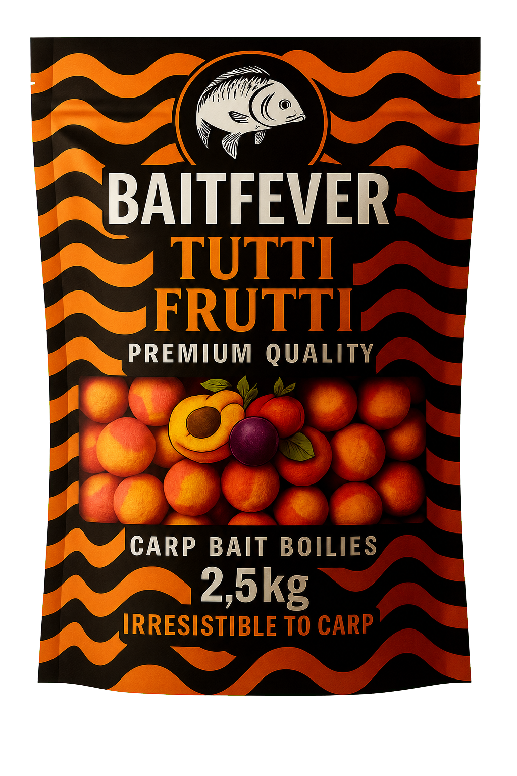 BaitFever Tutti Frutti boilies, 2.5 kilograms